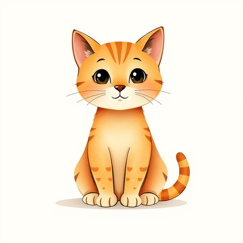 Eylül için üretilen turuncu kedi görseli