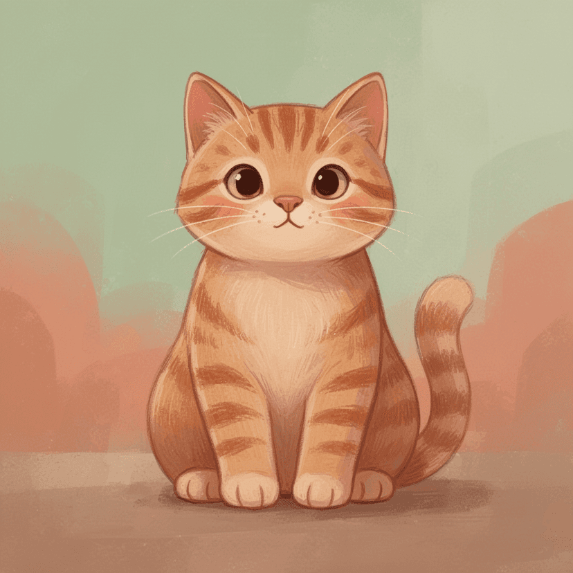 Kedi kartı, Yumuşak resim stilinde